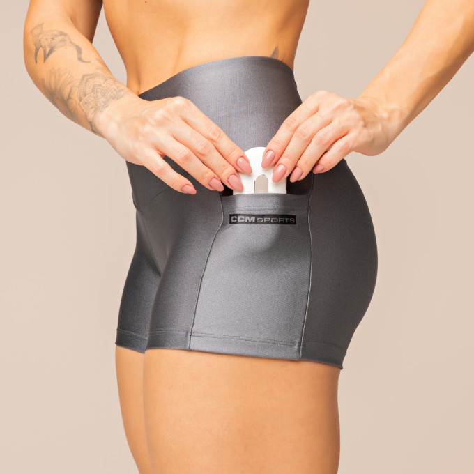 Short Fitness Comfort Gris