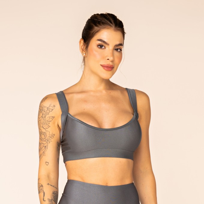Top Basic Gris