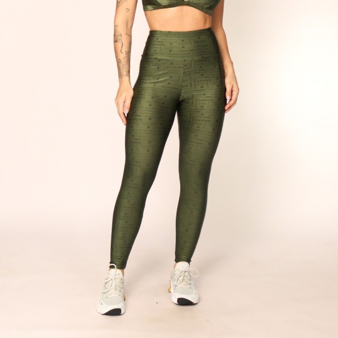 Legging Fitness Comfort Logo Croco