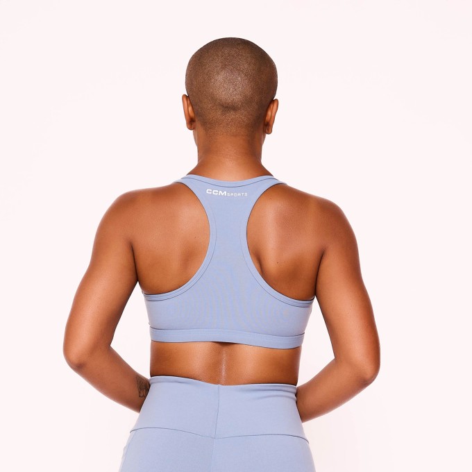 Top Fitness Compress Azul Jeans