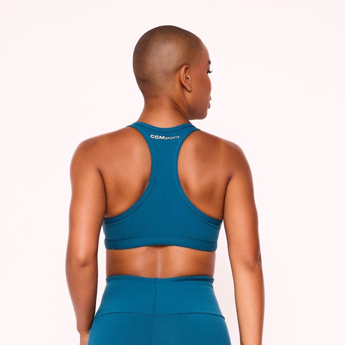 Top Fitness Compress Azul Petróleo