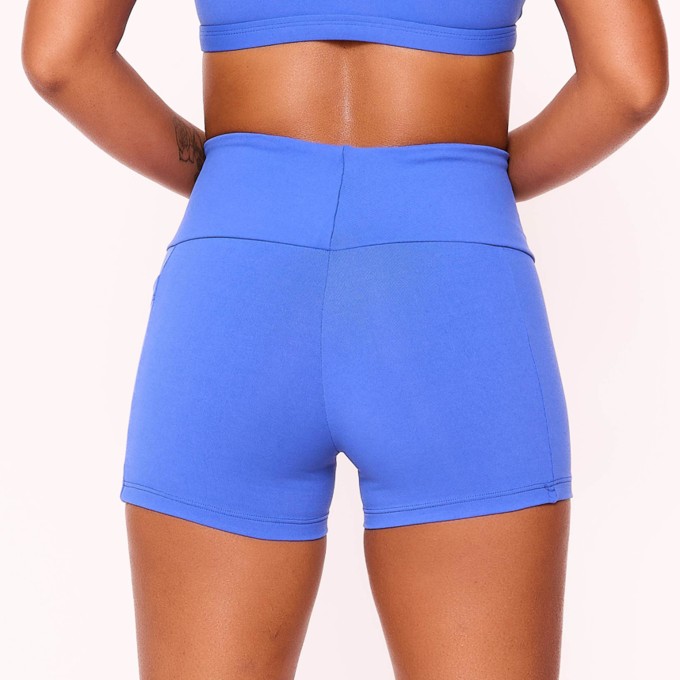 Short Fitness Compress Azul Bic